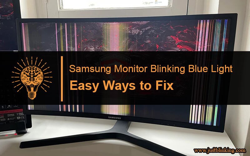 Samsung Monitor Blinking Blue Light-Fi