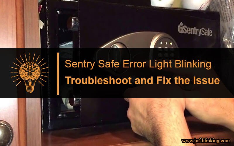 Sentry Safe Error Light Blinking-Fi