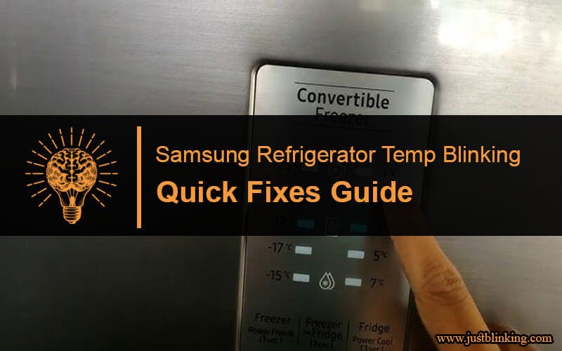 Samsung Refrigerator Temp Blinking-Fi