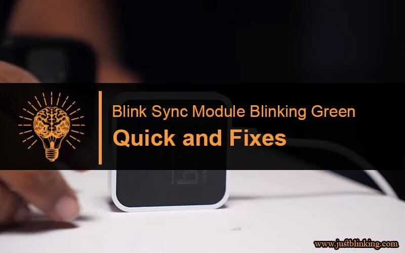 Blink Sync Module Blinking Green-Fi