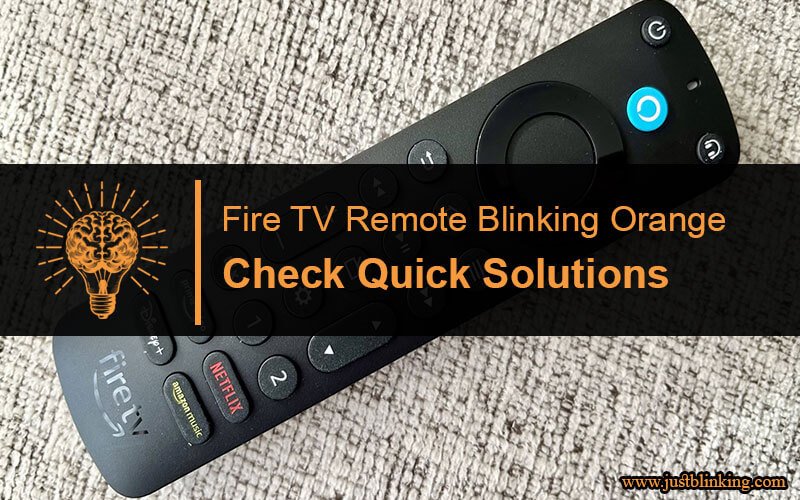 Fire TV Remote Blinking Orange-Fi