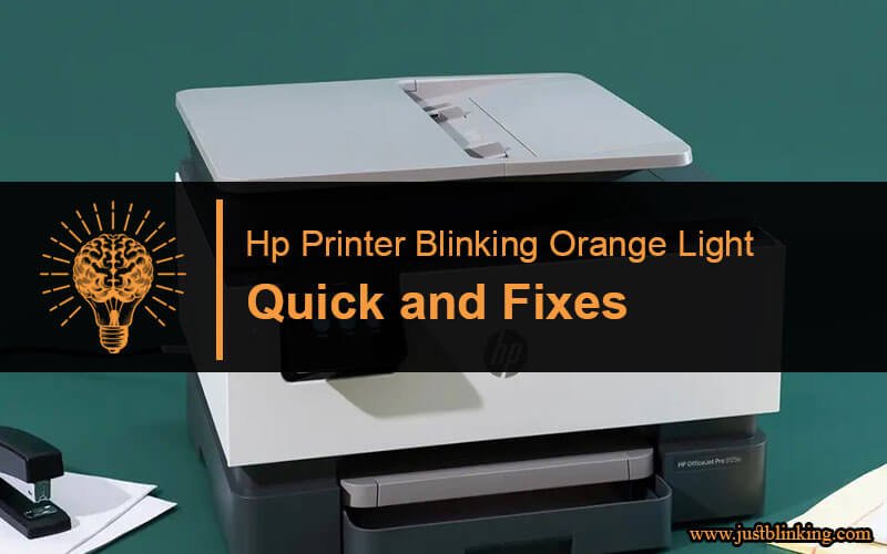 Hp Printer Blinking Orange Light-Fi