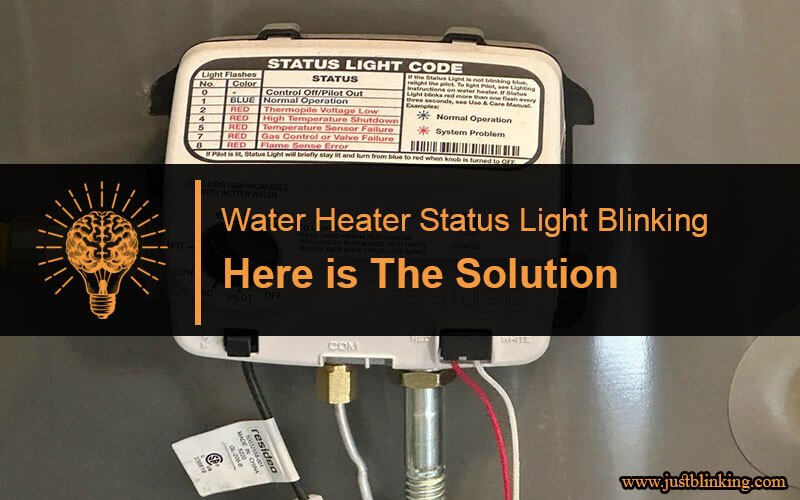 Water Heater Status Light Blinking-Fi